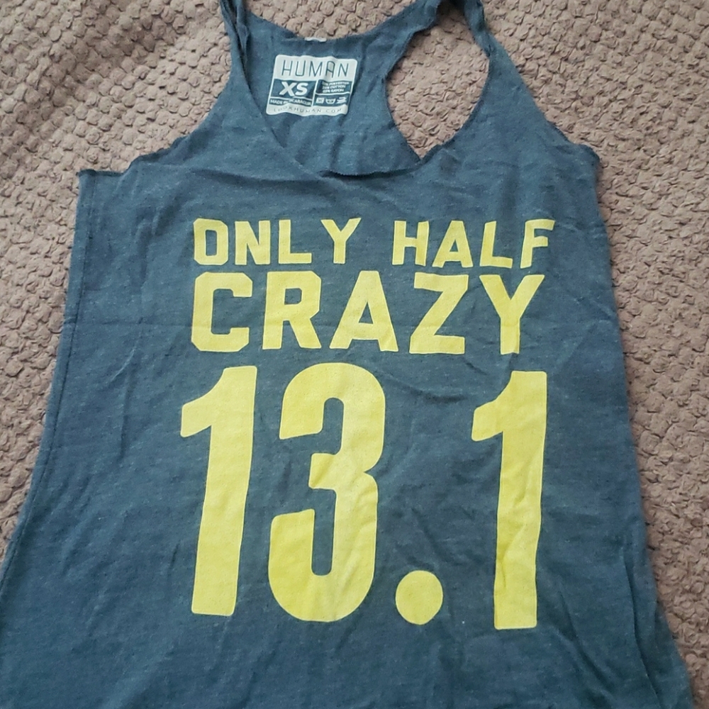 NWOT Women's Running Look Human tank top XS
